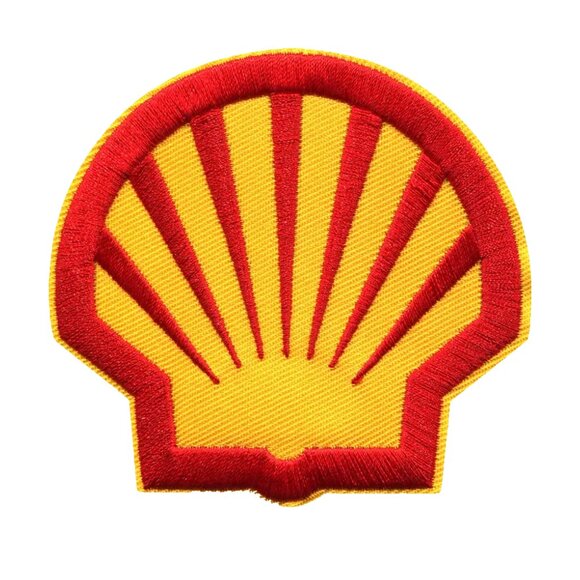 3/$15: Shell Motorsport Oil Embroidered Iron On Patch - Picture 1 of 1
